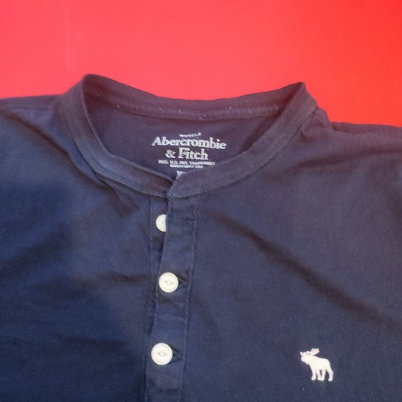 Abercrombie and Fitch dark blue short sleeve Tee men's size XXL - Picture 2 of 4